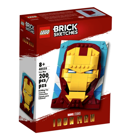 LEGO Brick Sketches 40535 Iron Man Marvel